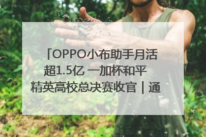 OPPO小布助手月活超1.5亿 一加杯和平精英高校总决赛收官｜通讯Plus·早报